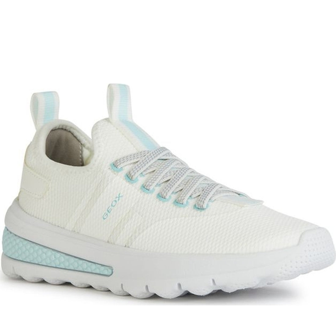 Geox girls white, watersea activart sneakers | Vilbury London