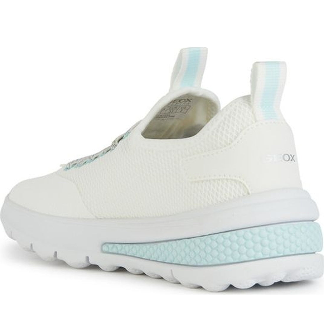 Geox girls white, watersea activart sneakers | Vilbury London