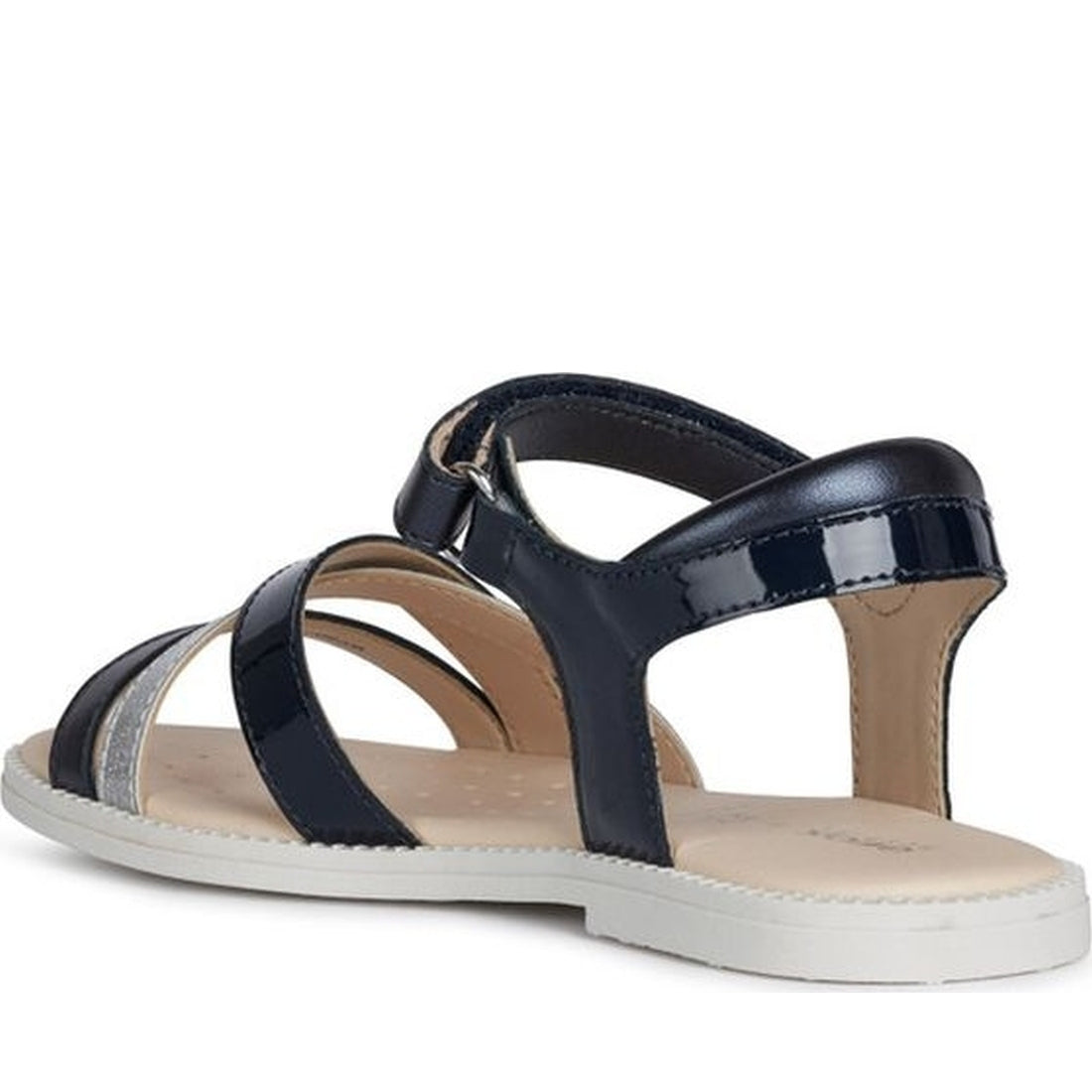 Geox girls navy sandal karly | Vilbury London