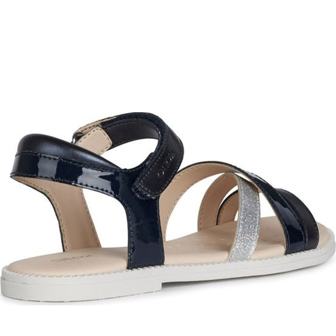 Geox girls navy sandal karly | Vilbury London