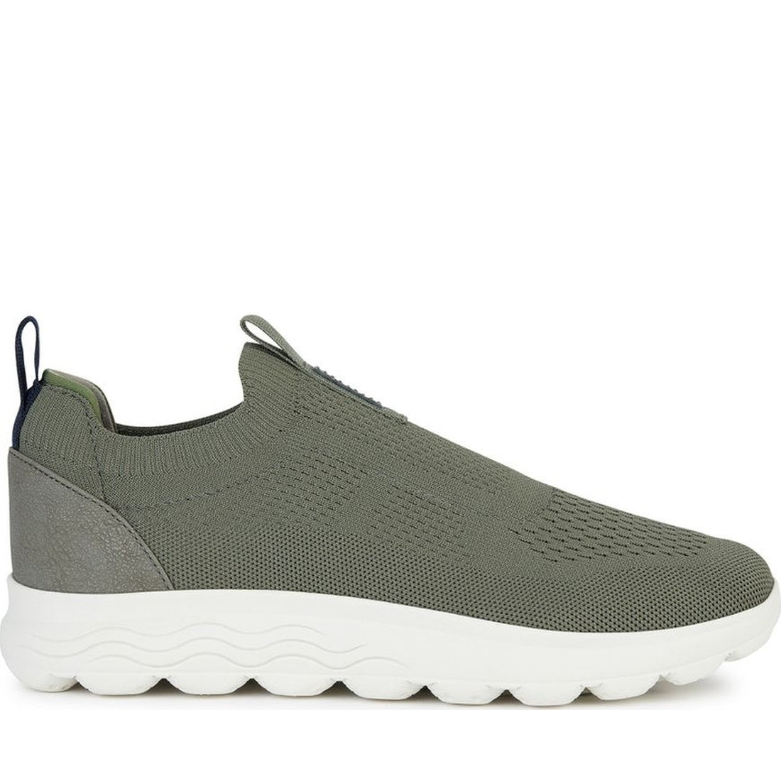 Geox mens dk green spherica sneakers | Vilbury London