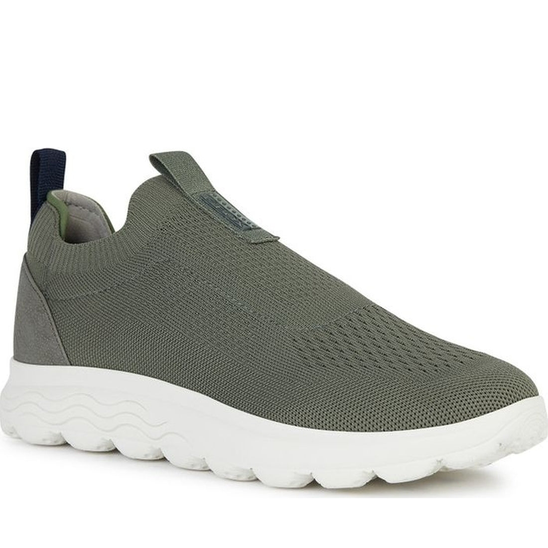 Geox mens dk green spherica sneakers | Vilbury London