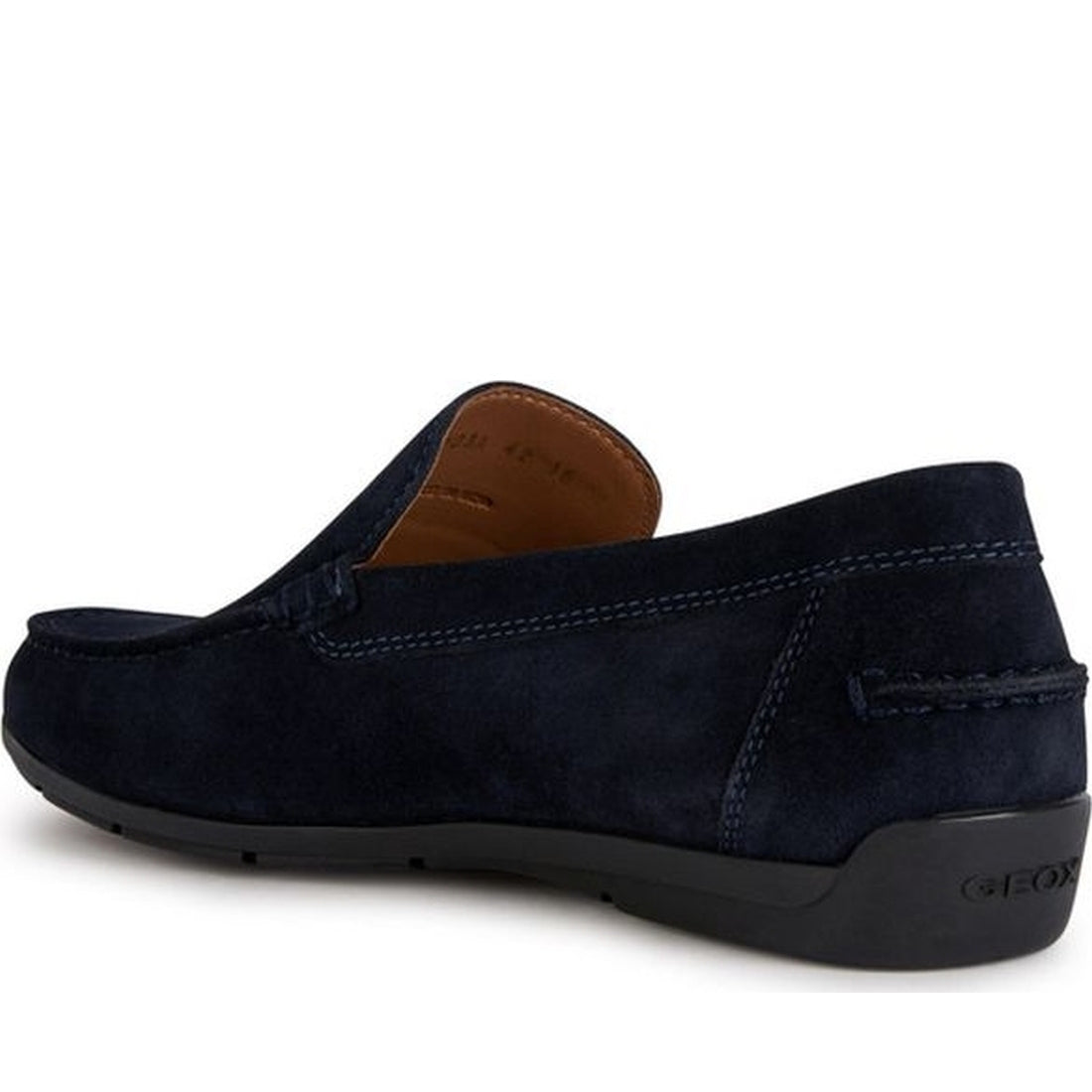 Geox mens navy siron moccasins | Vilbury London