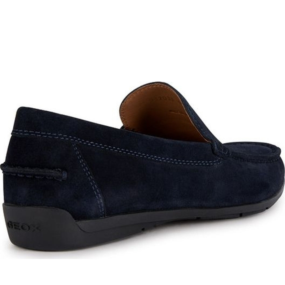 Geox mens navy siron moccasins | Vilbury London