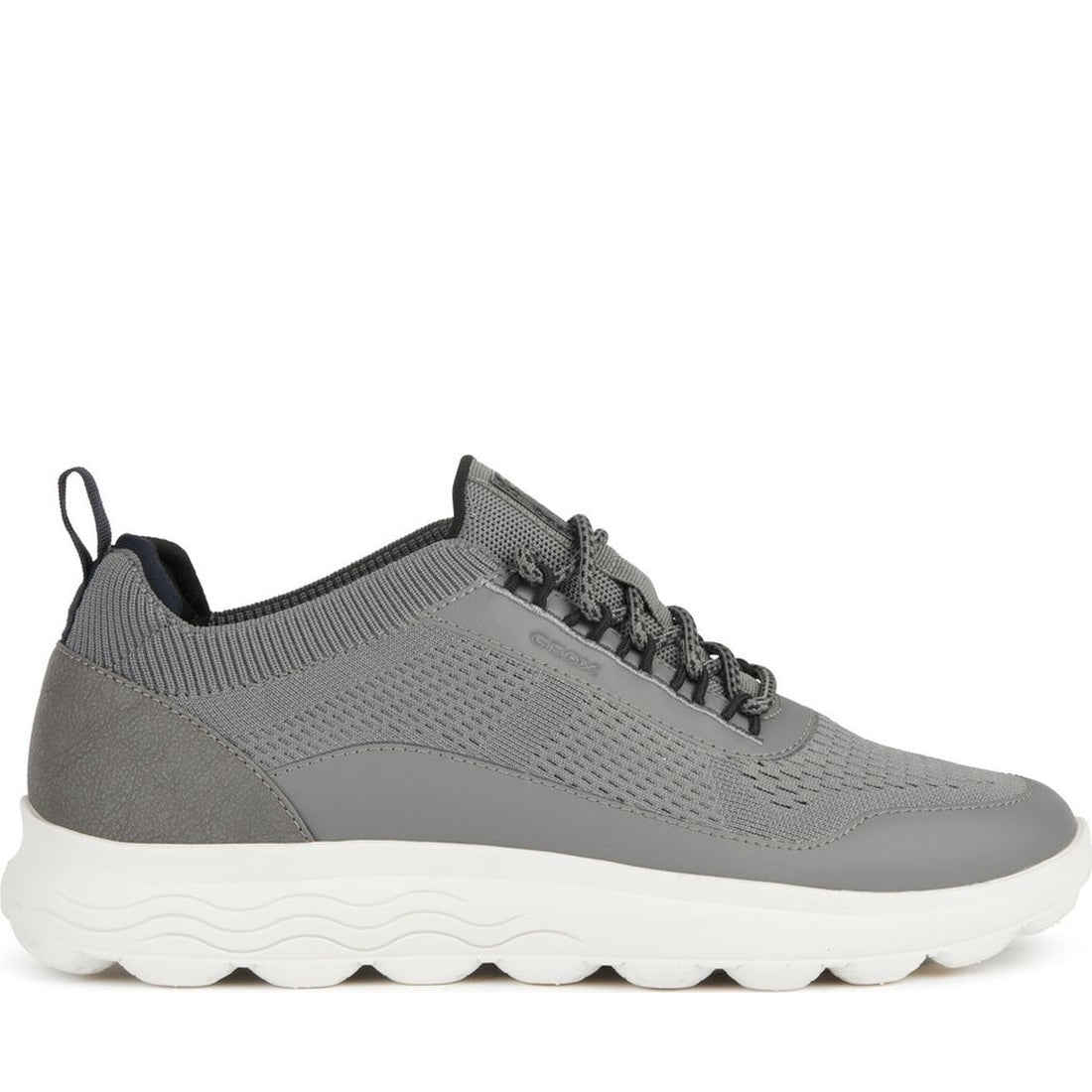 Geox mens grey spherica sneakers | Vilbury London