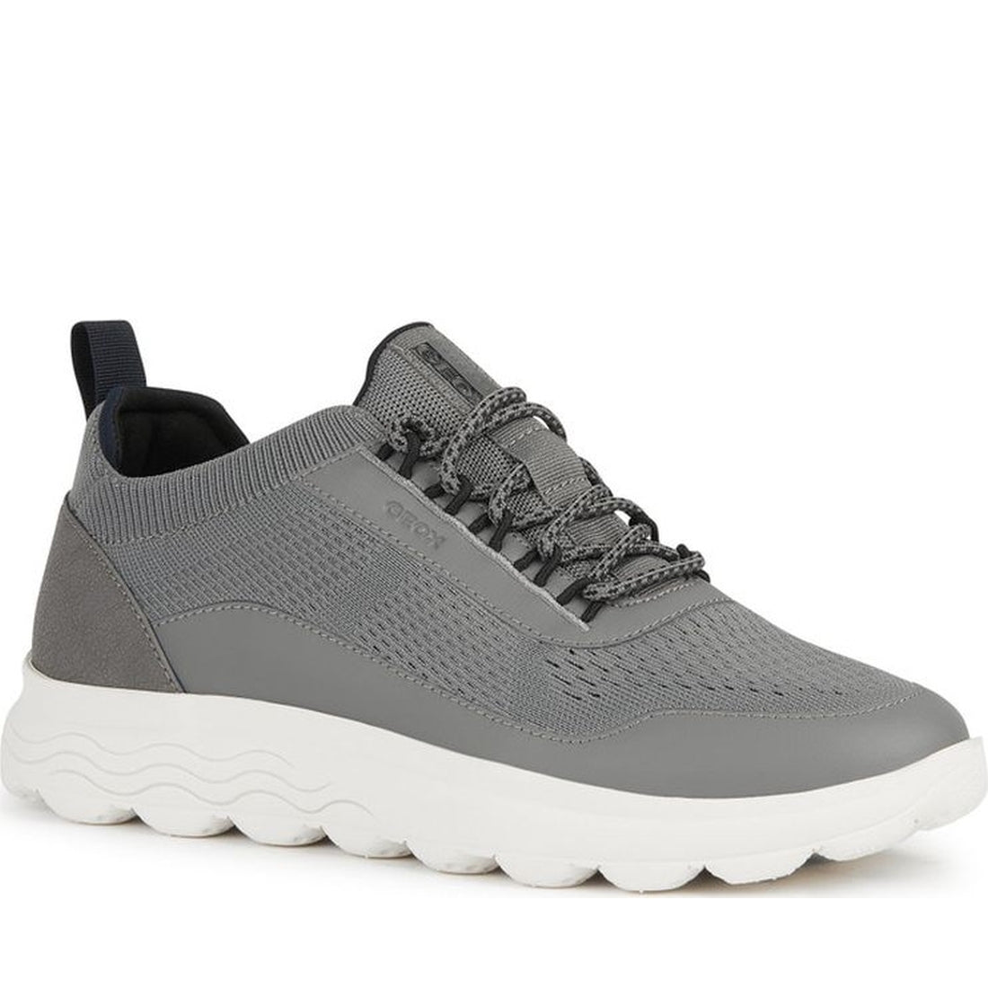 Geox mens grey spherica sneakers | Vilbury London