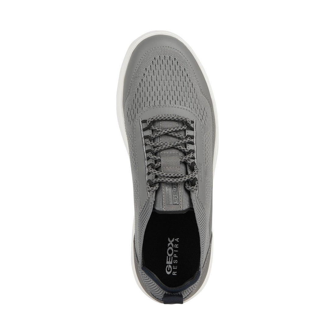 Geox mens grey spherica sneakers | Vilbury London