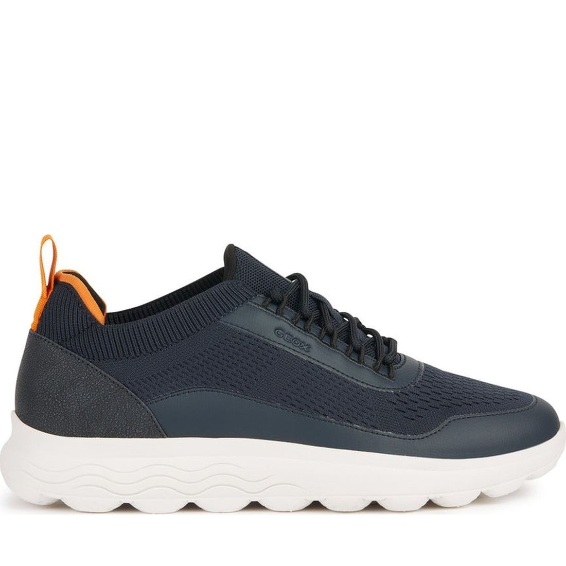 Geox mens dk navy spherica sneakers | Vilbury London