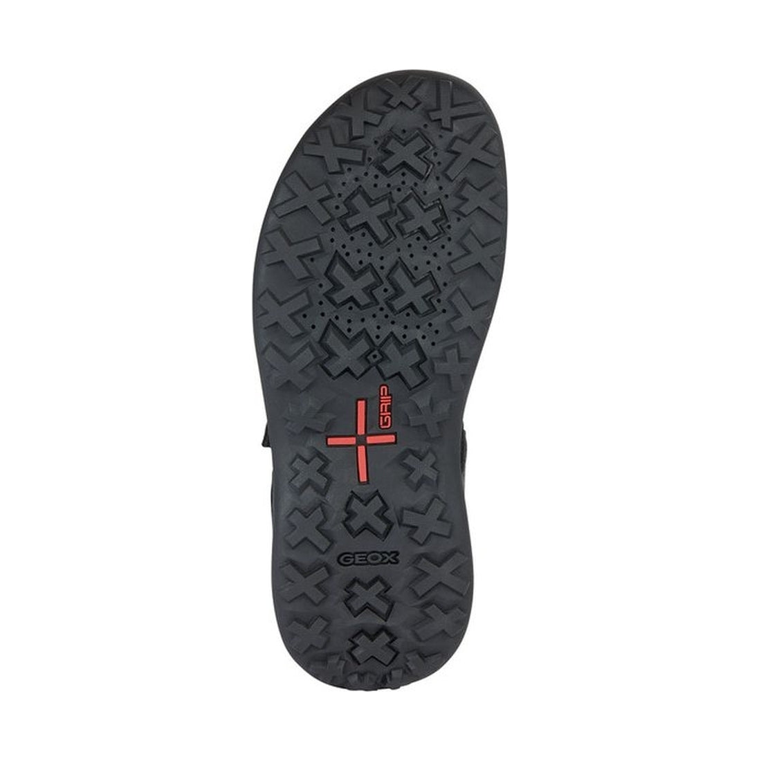 Geox mens black terreno grip sandals | Vilbury London