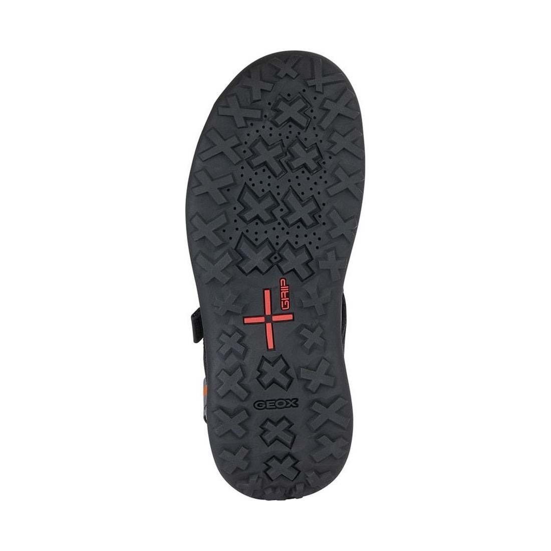 Geox mens black terreno grip sandals | Vilbury London