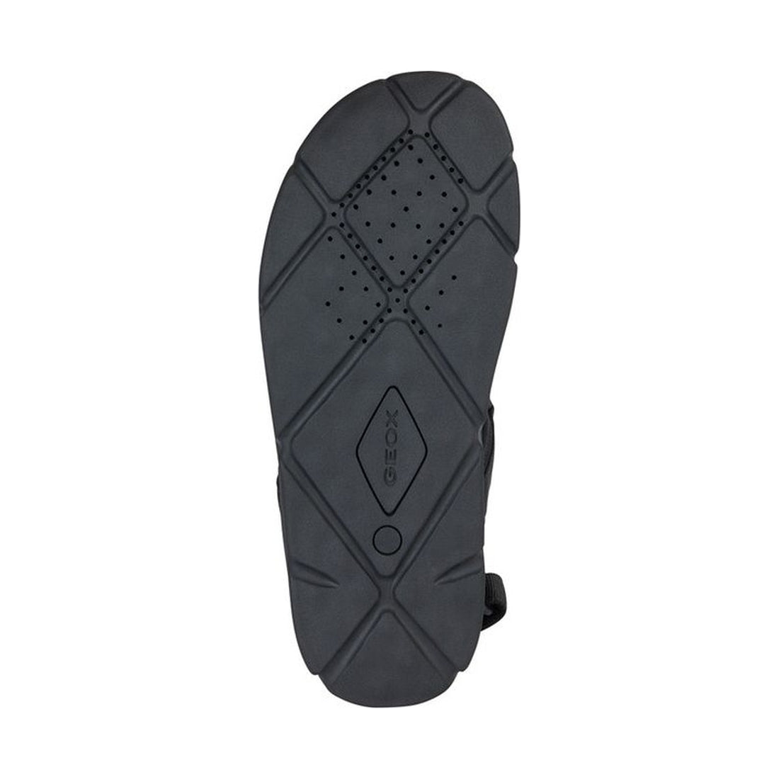 Geox mens black xand 2s sandals | Vilbury London