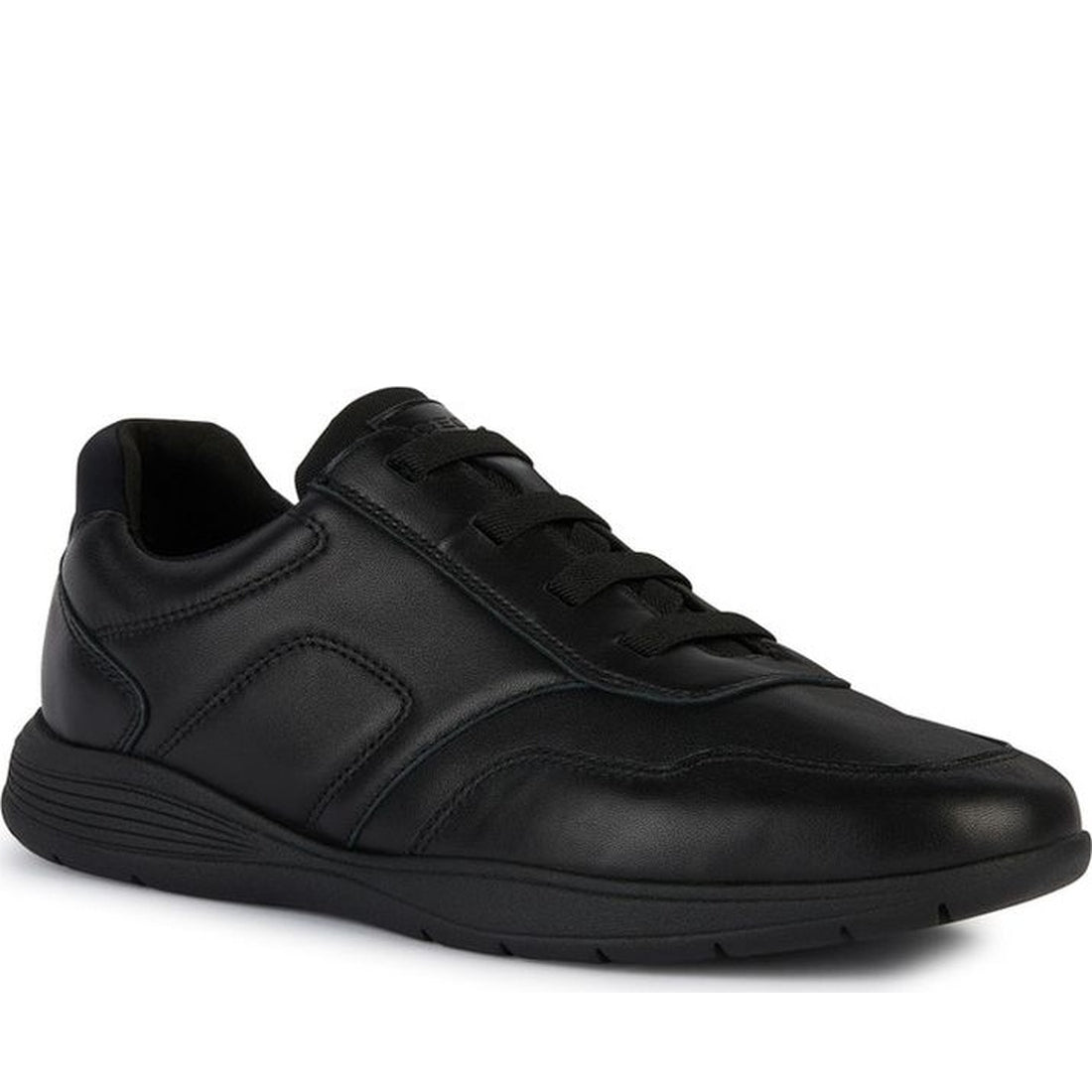 Geox mens black spherica ec2 shoes | Vilbury London