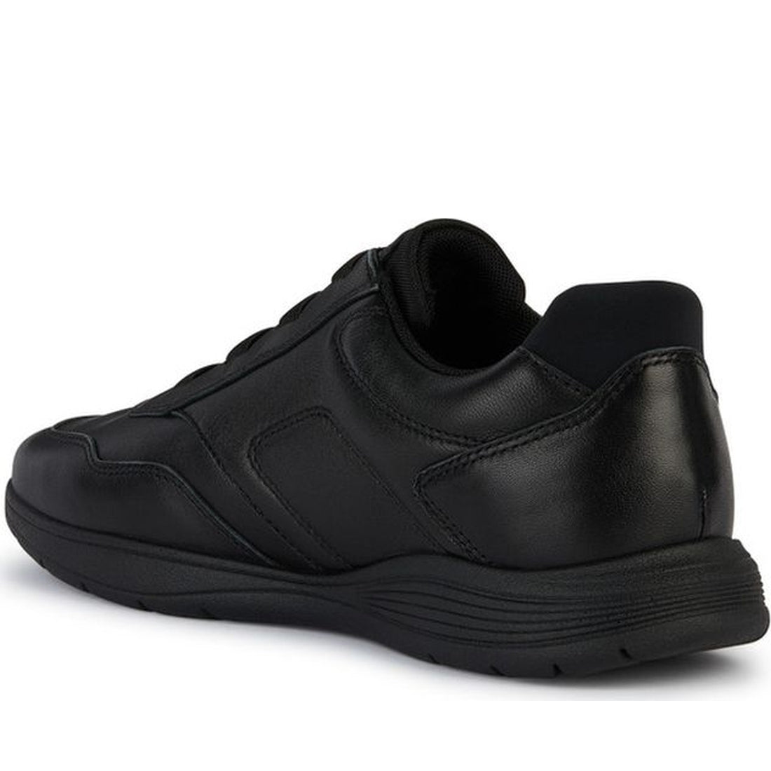 Geox mens black spherica ec2 shoes | Vilbury London