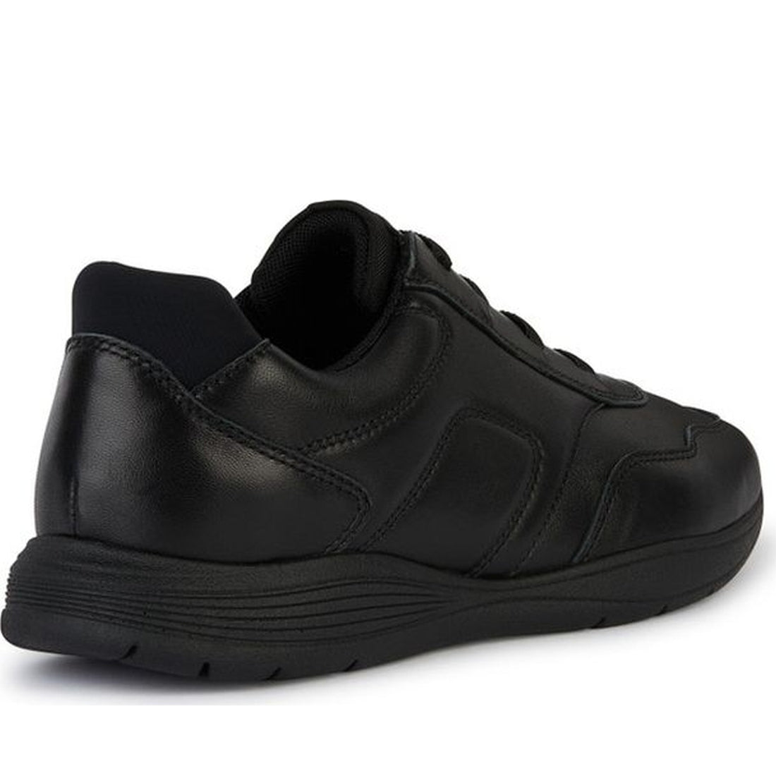 Geox mens black spherica ec2 shoes | Vilbury London