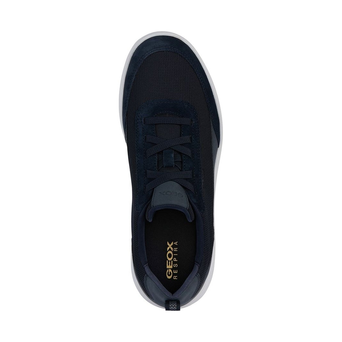 Geox mens navy spherica sneakers | Vilbury London