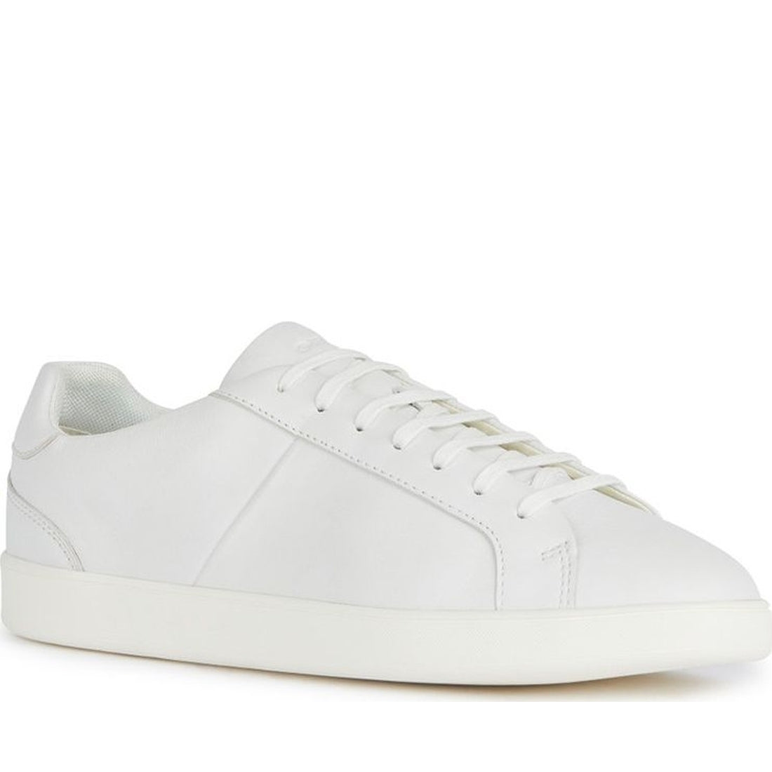 Geox mens white regio sneakers | Vilbury London