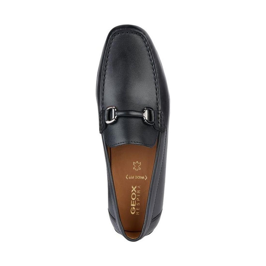 Geox mens black kosmopolis grip moccasins | Vilbury London