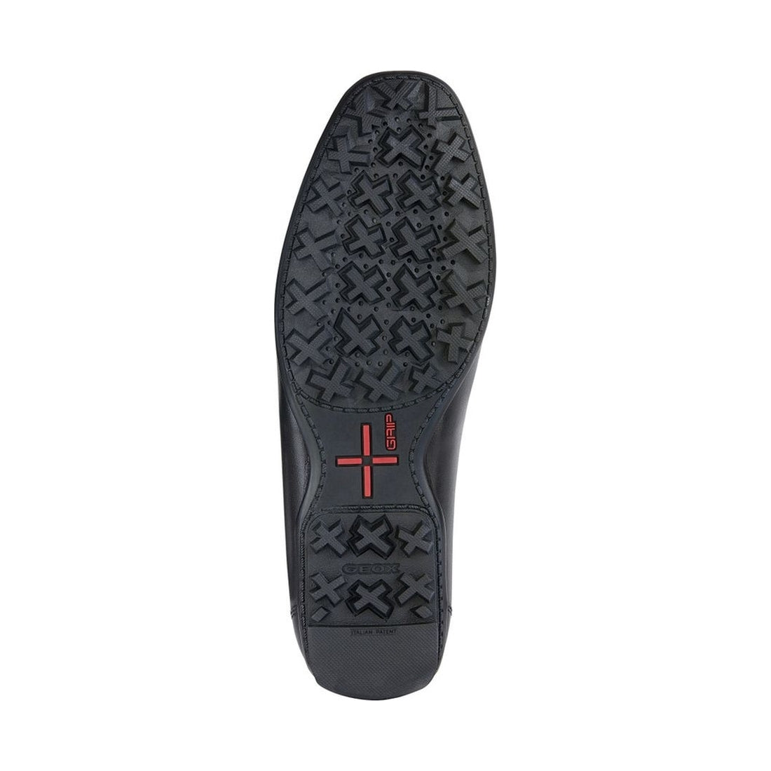 Geox mens black kosmopolis grip moccasins | Vilbury London