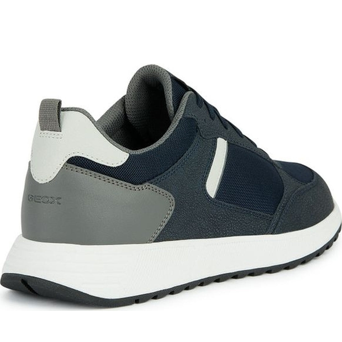 Geox mens navy, dk grey molveno sneakers | Vilbury London