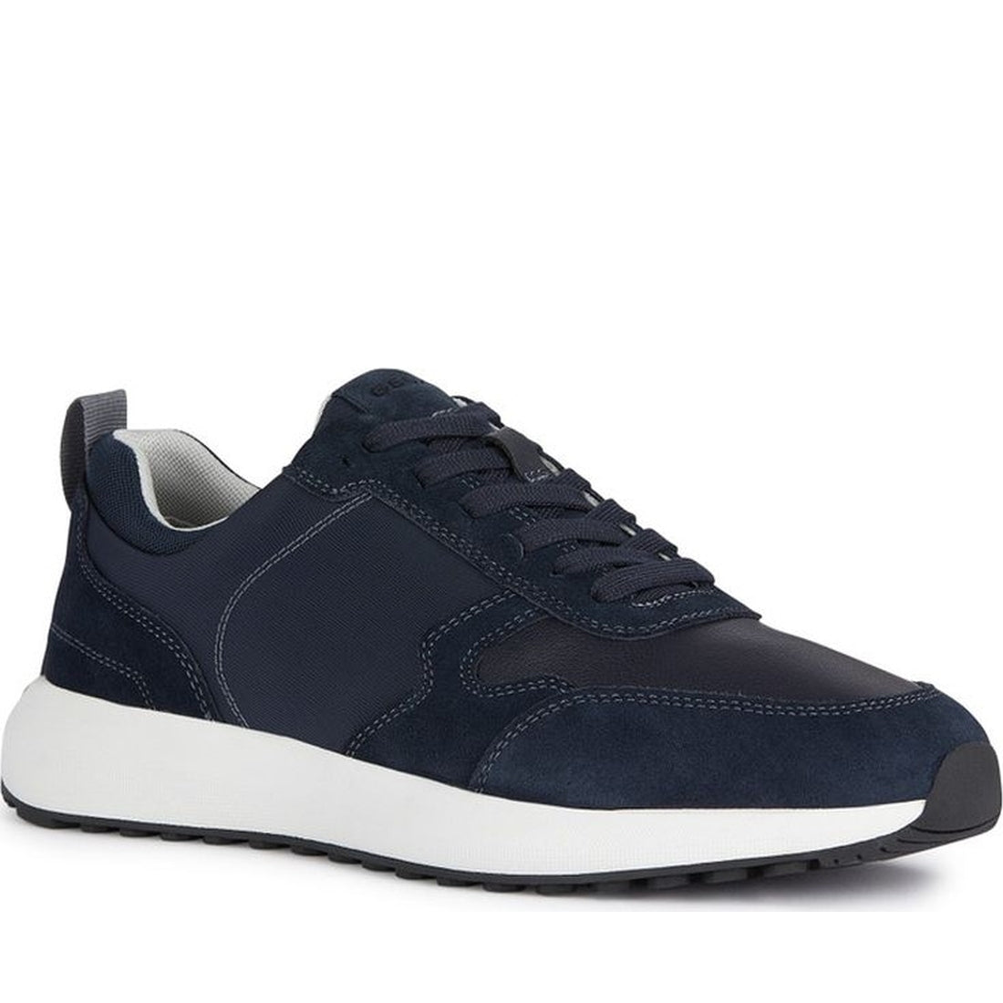 Geox mens navy volpiano sneakers | Vilbury London