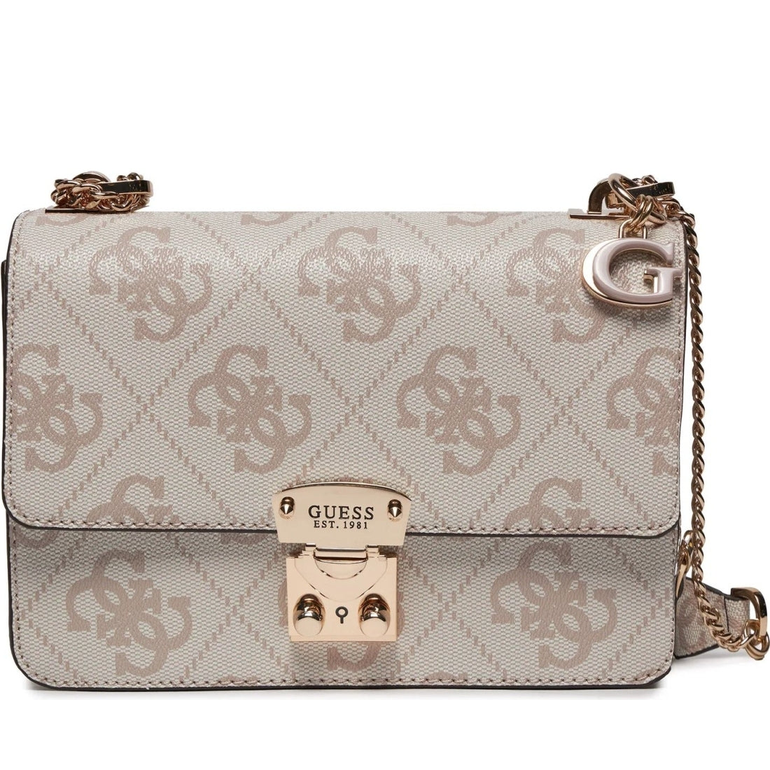 eliette handle bag dove logo