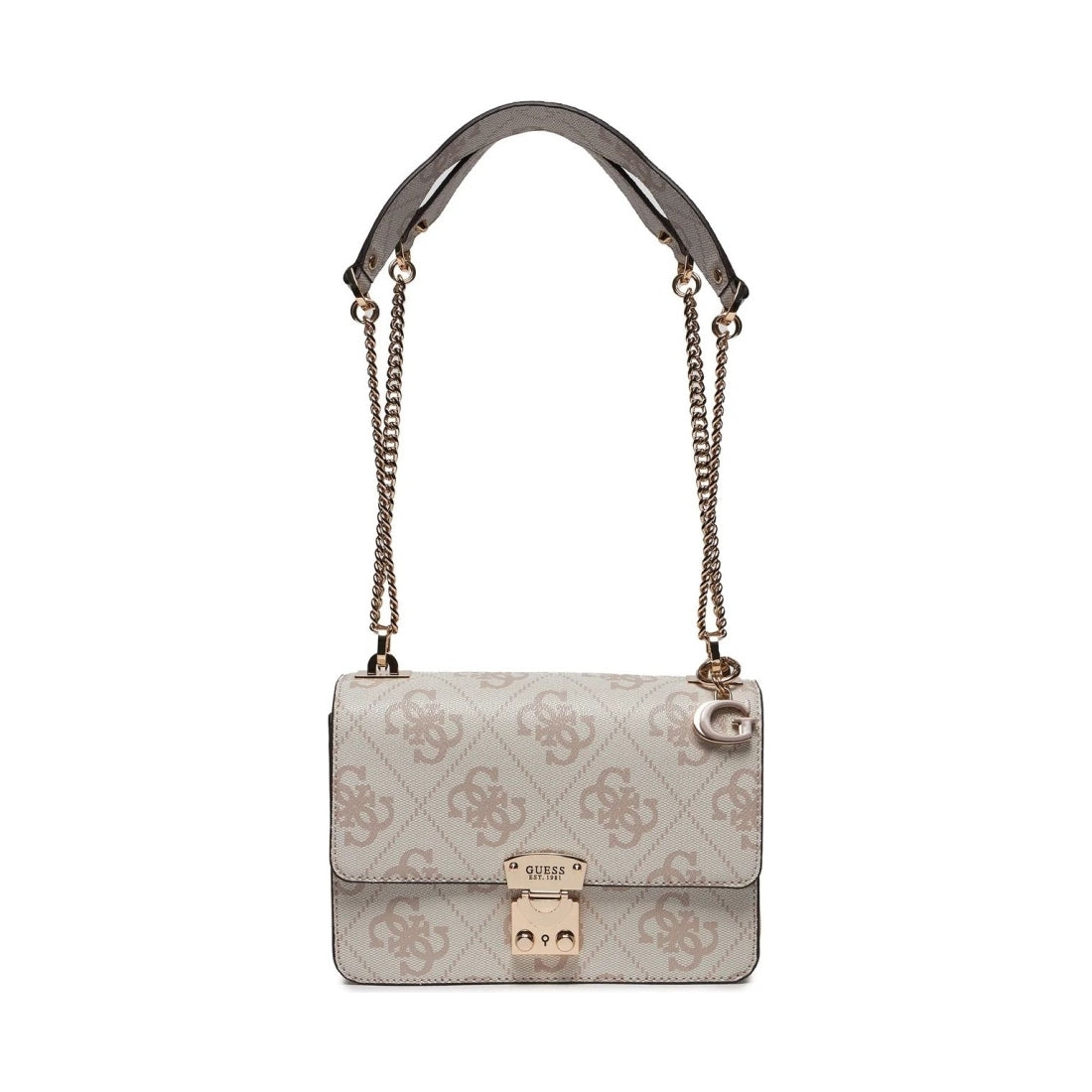 eliette handle bag dove logo