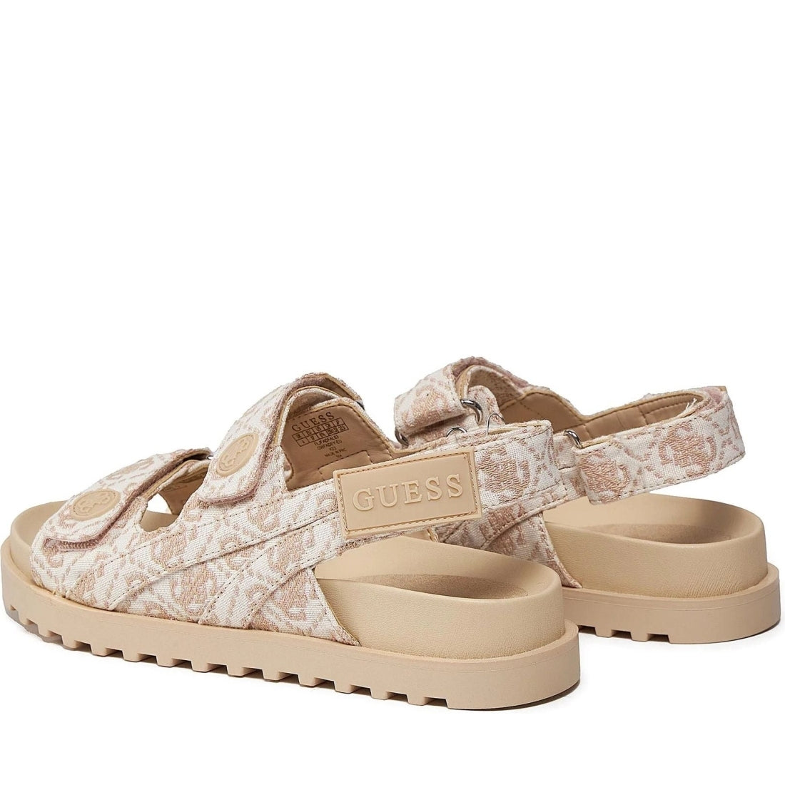 Guess womens light pink fadey sandals | Vilbury London