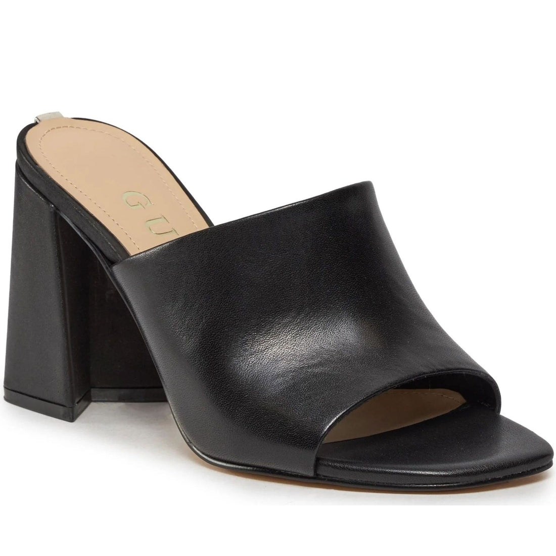 Guess womens black keila mules | Vilbury London