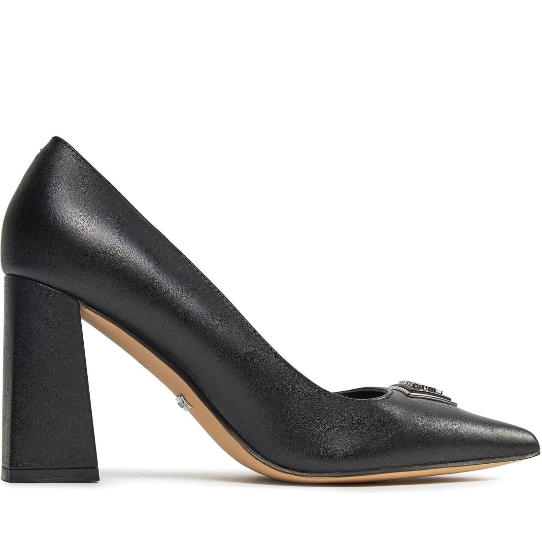 Guess womens black barson pumps | Vilbury London