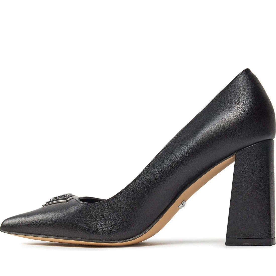 Guess womens black barson pumps | Vilbury London