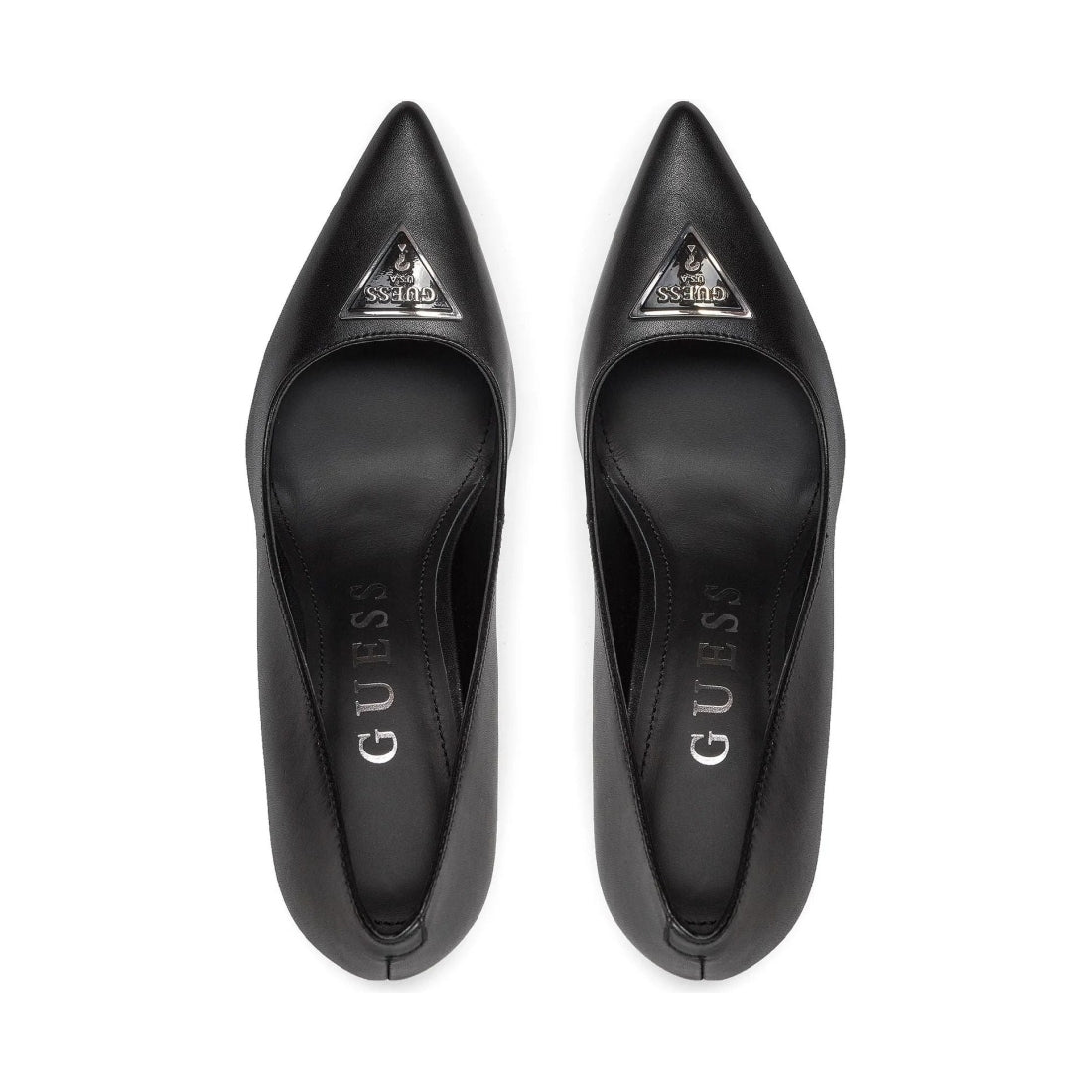 Guess womens black barson pumps | Vilbury London