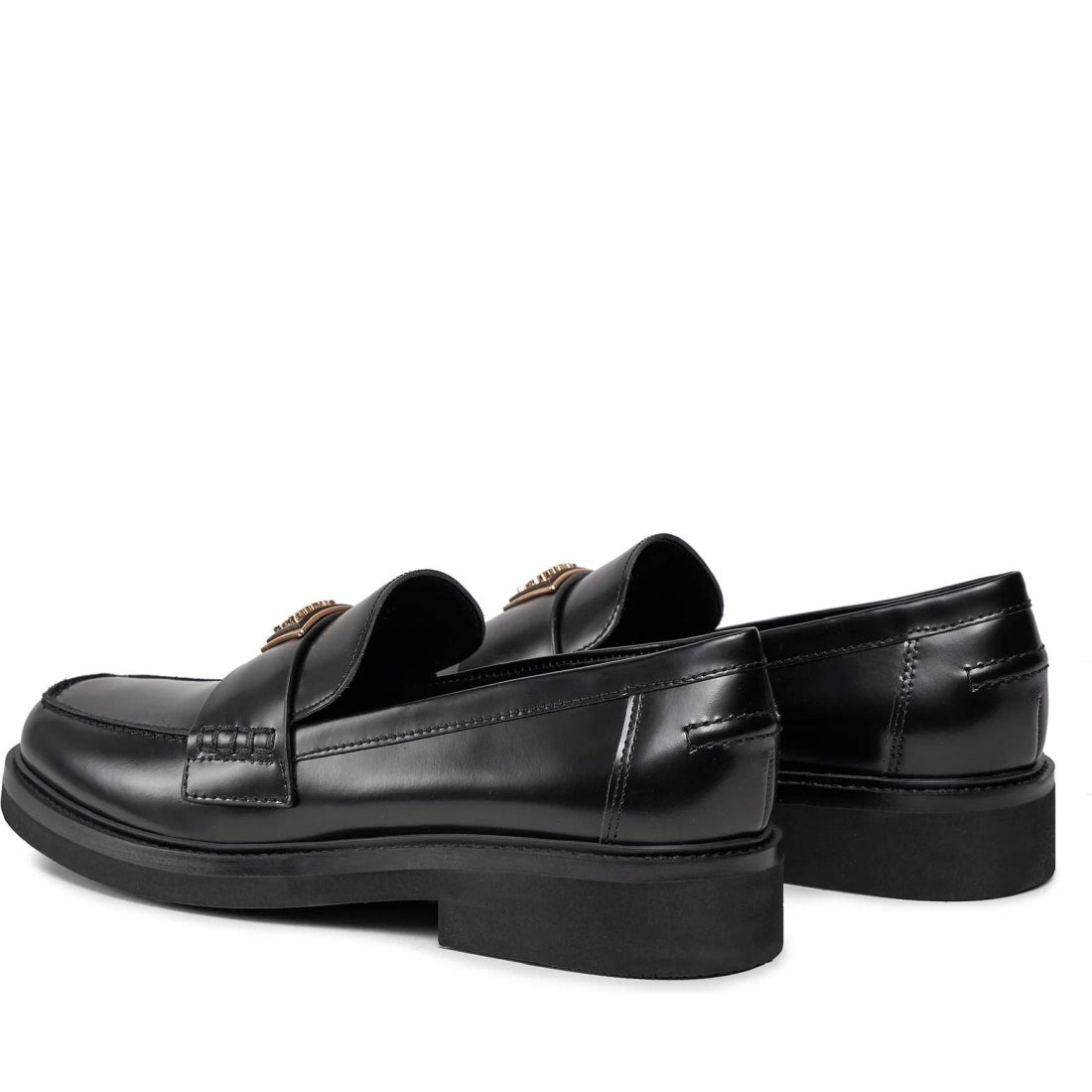 Guess womens black shatha mocasins | Vilbury London