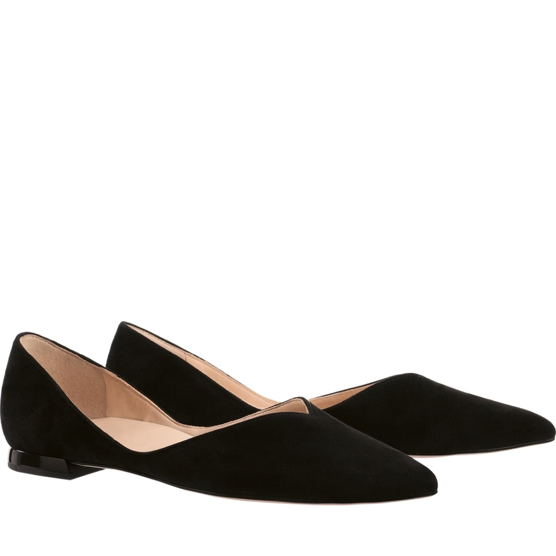 Hogl womens schwarz basic ballerinas | Vilbury London