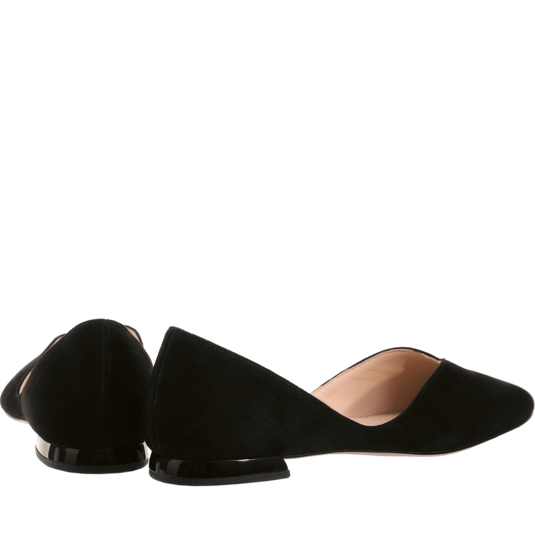 Hogl womens schwarz basic ballerinas | Vilbury London