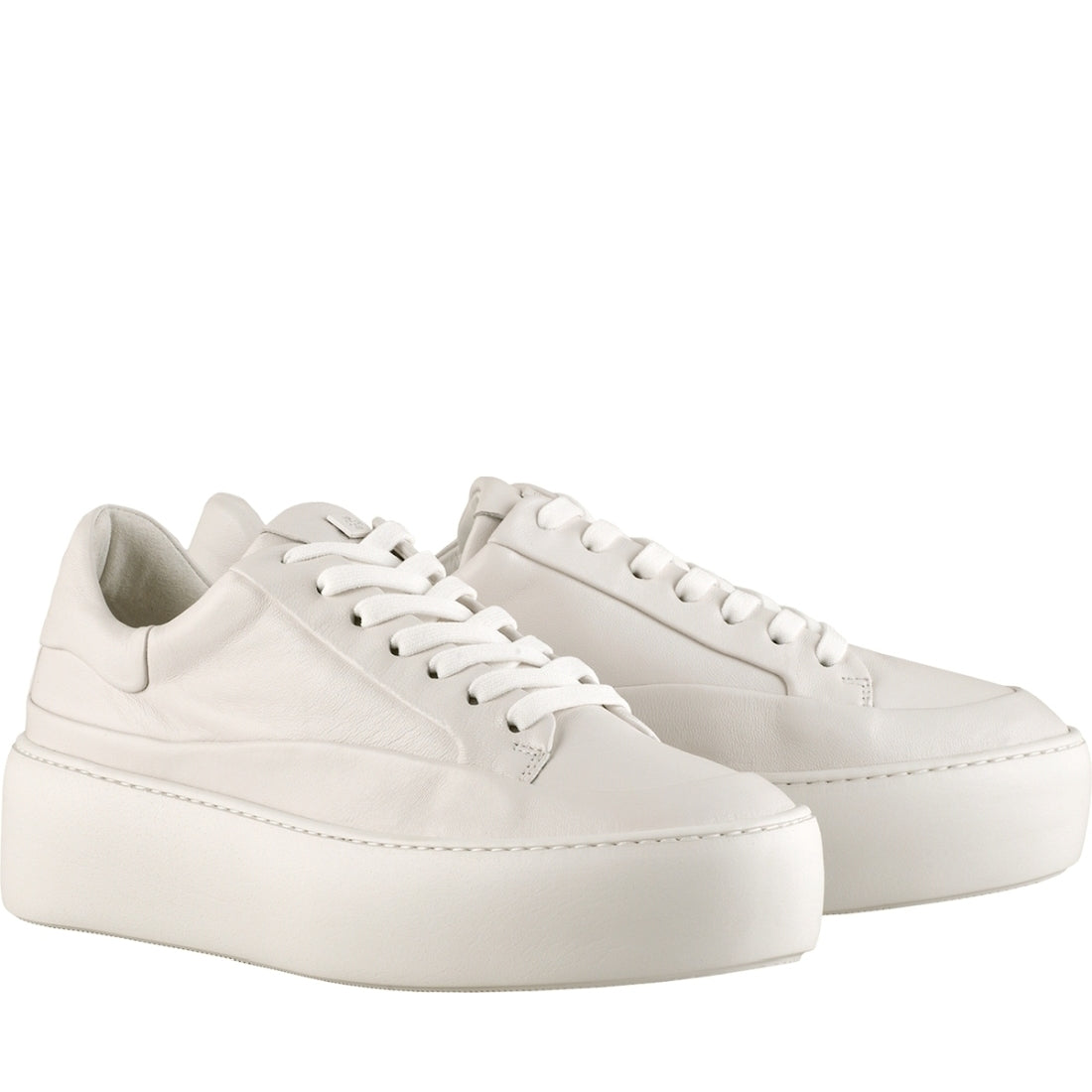 Hogl womens creme illusion leisure trainers | Vilbury London