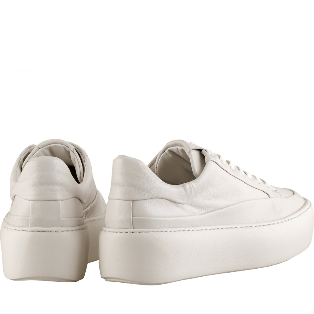 Hogl womens creme illusion leisure trainers | Vilbury London