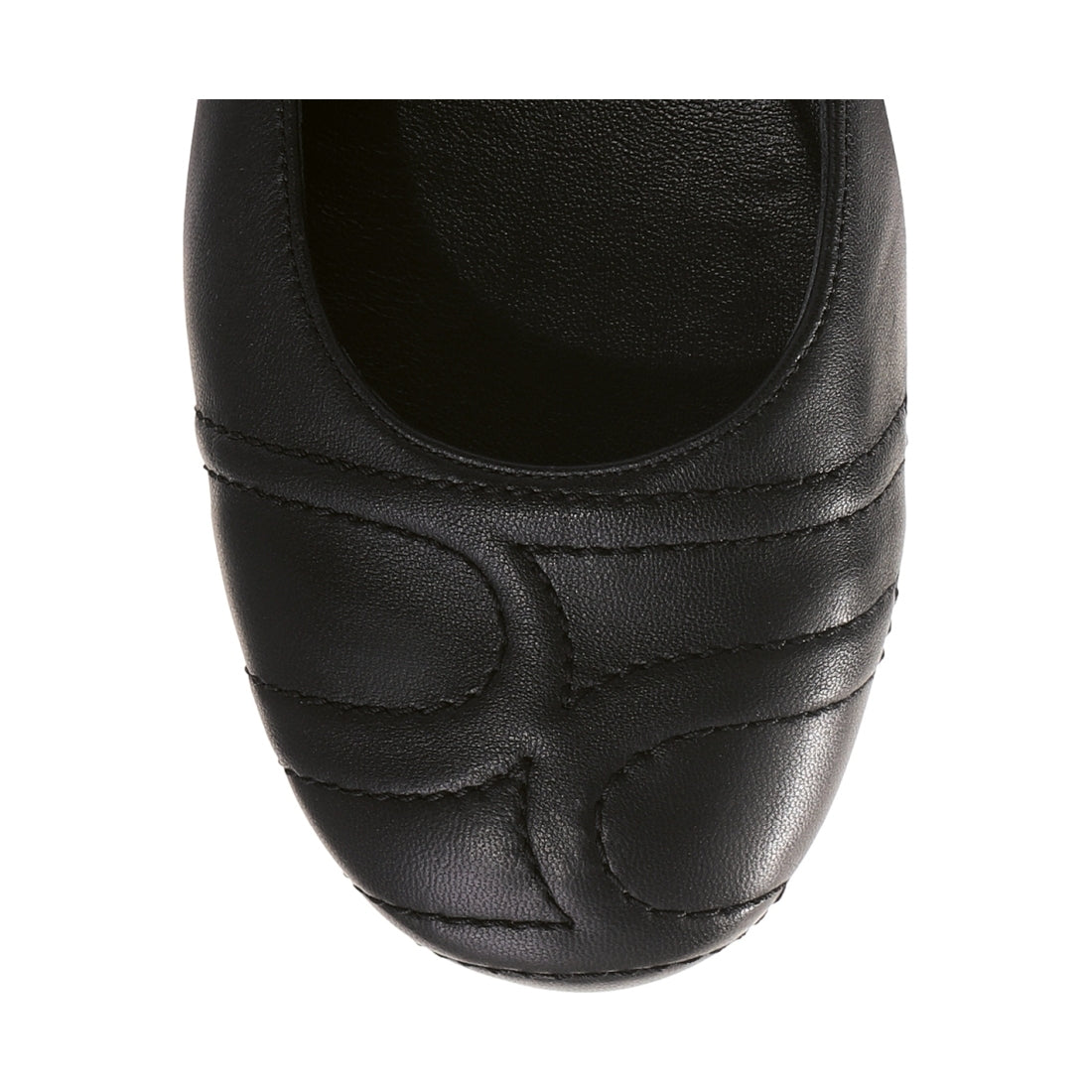 Hogl womens schwarz daisy ballerinas | Vilbury London