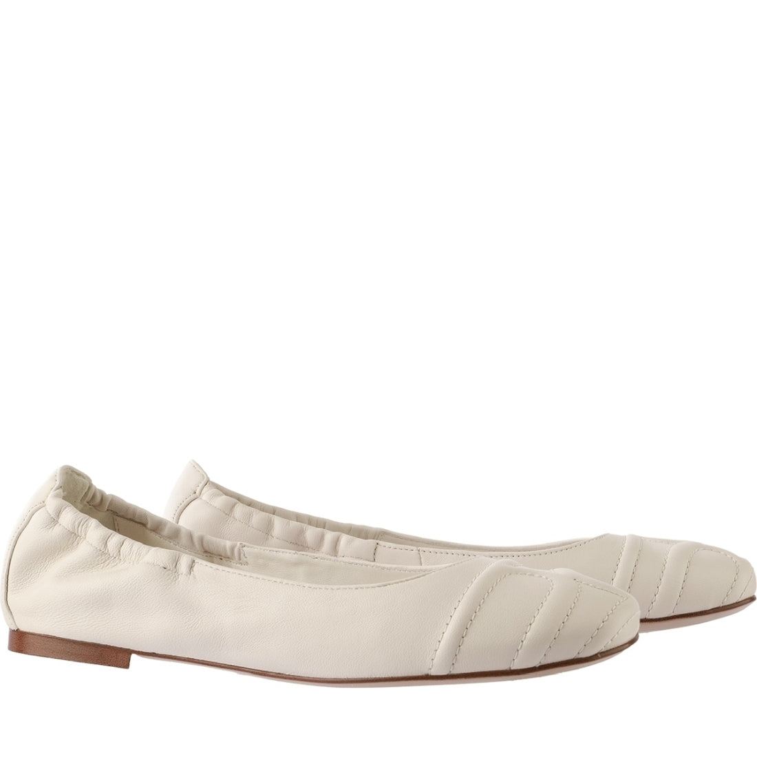 Hogl womens creme daisy ballerinas | Vilbury London