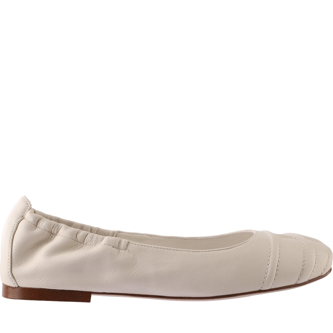 Hogl womens creme daisy ballerinas | Vilbury London