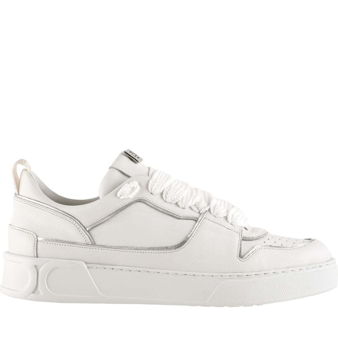 Hogl womens weiss, silver macba seven leisure trainers | Vilbury London