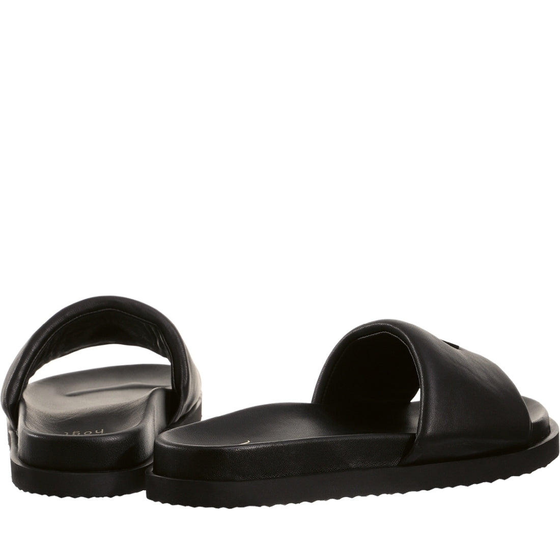 Hogl womens schwarz brenda slides | Vilbury London