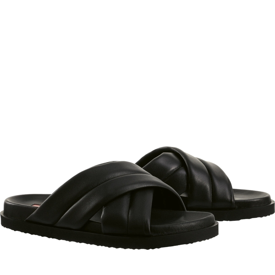 Hogl womens schwarz tessa slippers | Vilbury London