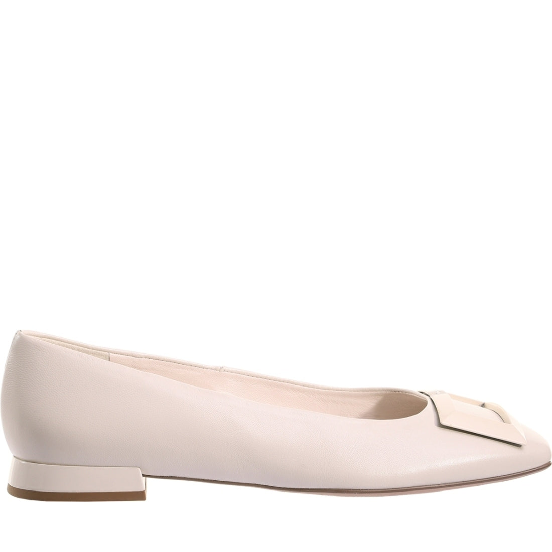 Hogl womens creme coco ballerinas | Vilbury London