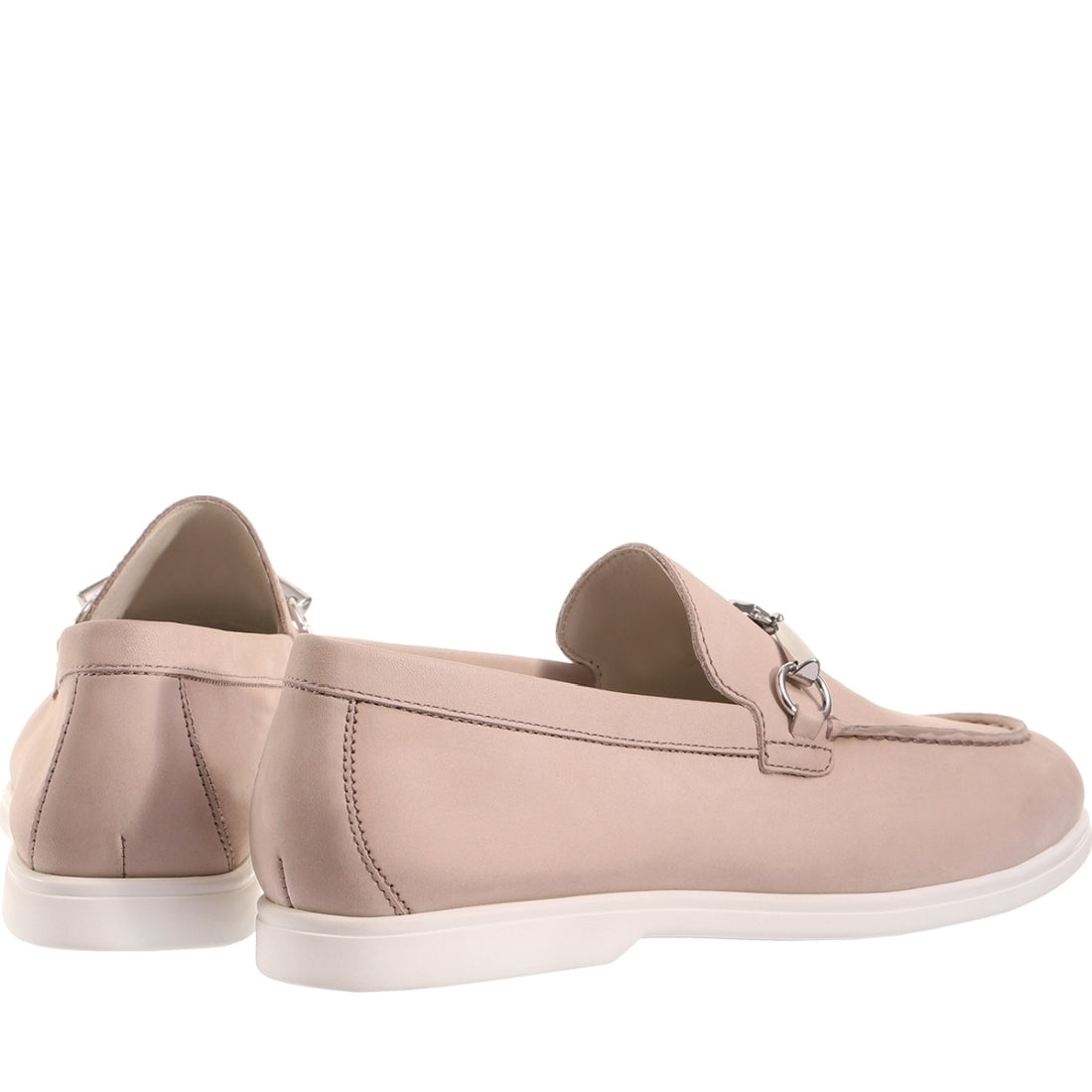 Hogl womens taupe joe loafers | Vilbury London