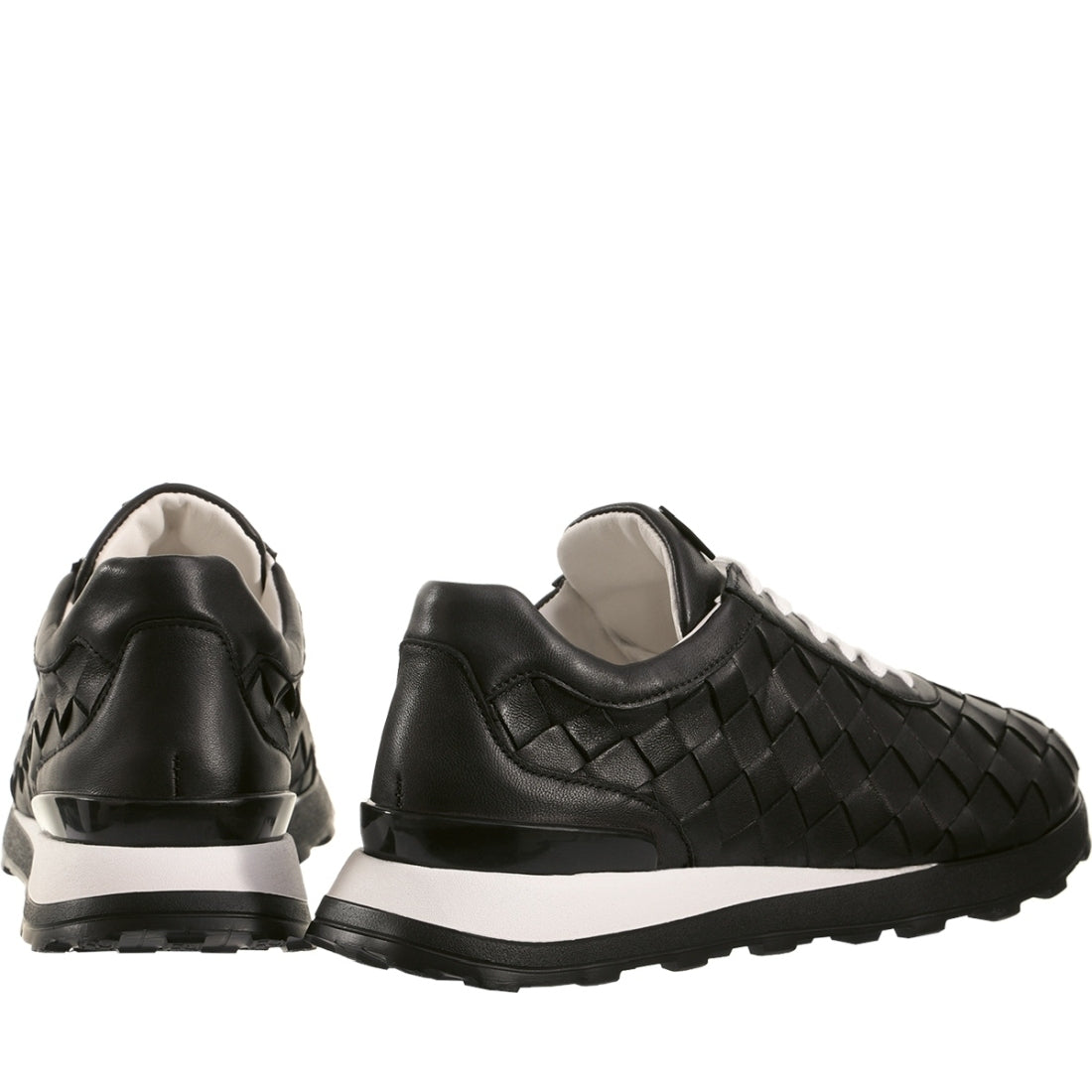 Hogl womens schwarz jessie leisure trainers | Vilbury London