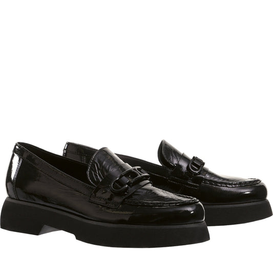 Hogl womens schwarz cecil loafers | Vilbury London