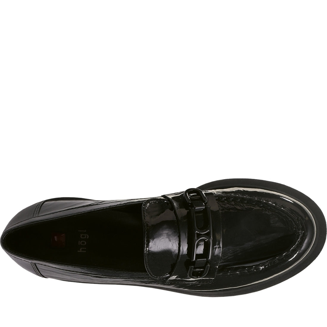 Hogl womens schwarz cecil loafers | Vilbury London