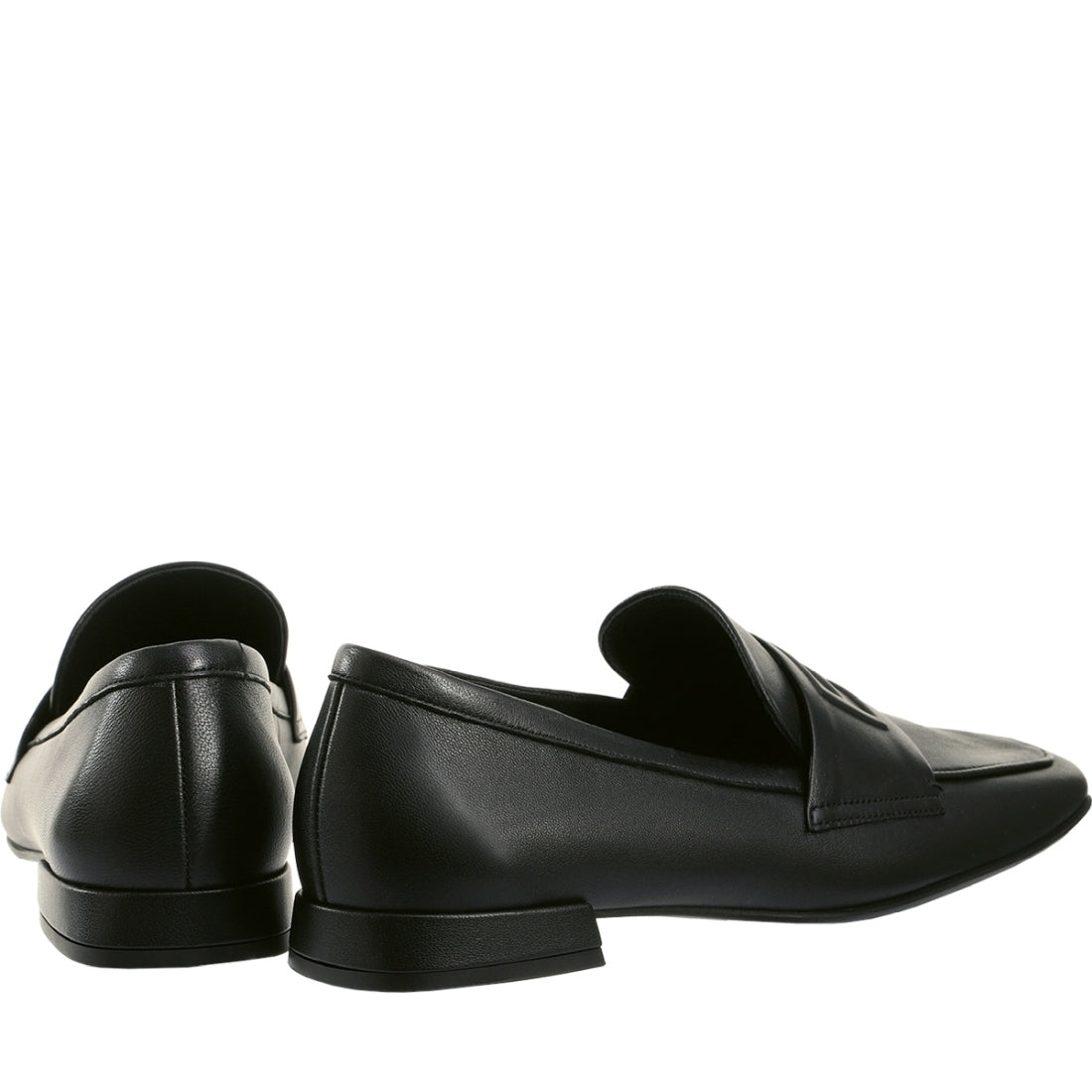 Hogl womens schwarz sue loafers | Vilbury London