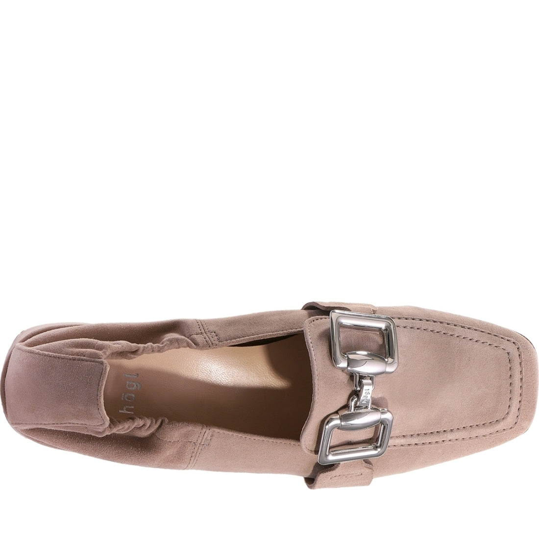 Hogl womens taupe amina loafers | Vilbury London