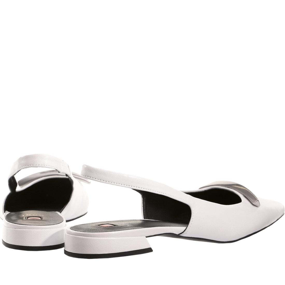 Hogl womens weiss jeanne ballerinas | Vilbury London